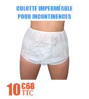 Culotte impermable pour incontinences