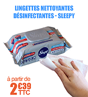 Lingettes nettoyantes dsinfectantes multisurface-EN 14476- bactricide, virucide, levuricide materiel medical