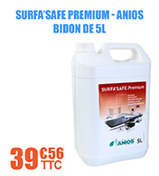 Surfa'safe Premium Anios - Format conomique - Bidon de 5L materiel medical