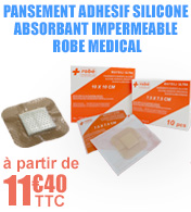 Pansement adhsif silicone absorbant impermable Way-Sili Ultra Rob Mdical materiel medical