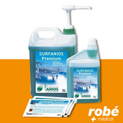 Surfanios Premium Anios dtergent dsinfectant sols et surfaces