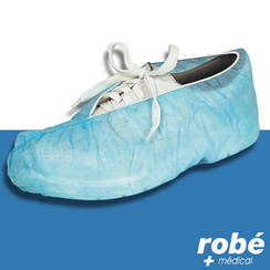 Couvre-chaussures non-tisss  usage unique bleu Rob Mdical