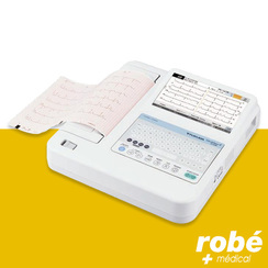 Electrocardiographe ECG 12 pistes Fukuda CardiMax - clavier alphanumrique - avec batterie