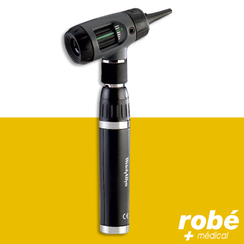 Otoscope Macroview Welch Allyn FO avec manche rechargeable - avec claireur laryngien