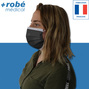 Masques chirurgicaux Type II Efb 98% noir - Fab. France - Inspire haute respirabilite - Bote de 50