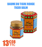 Baume du tigre rouge TIGER BALM - Pot de 30g