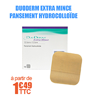 Duoderm Extra Mince pansement hydrocollode - Convatec