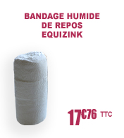 Bandage humide de repos à base de zinc Equizink