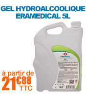 Gel hydroalcoolique ERAMEDICAL 5L