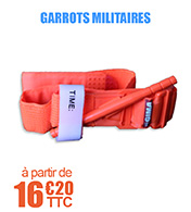 Garrot militaire - Tourniquet tactique - Coloris Noir - 3.9 x 95 cm