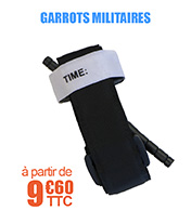 Garrot militaire - Tourniquet tactique - Coloris Noir - 3.9 x 95 cm