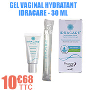 Gel vaginal hydratant - Sécheresse vulvo-vaginale - IDRACARE® - Tube 30 ml