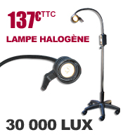 Lampe d'examen médicale halogène 30 000 Lux VIEWTRONIC 