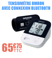 Tensiomètre OMRON M4 Intelli IT à piles - avec connexion Bluetooth - Brassard Intelli Wrap 