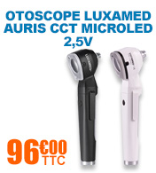Otoscope LUXAMED Auris CCT micro LED 2,5 V. L'éclairage MicroLED dernière génération