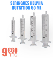 Seringues HelphA nutrition 50 ml pour cathéters et sondes gastriques - boîte de 25 - ROBE MEDICAL