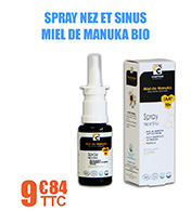 Spray nez et sinus miel de manuka bio, Comptoirs & Co