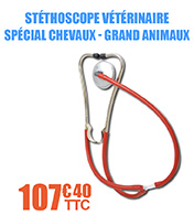 Stéthoscope Vétérinaire spécial chevaux et grands animaux SVGA