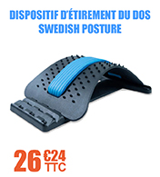 Dispositif d'tirement pour le dos - Swedish Posture 