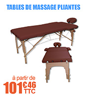 Table de massage pliante en bois largeur 60 cm Gris - avec housse de transport - Salamender