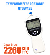 Tympanomètre portable Otowave 102 AMPLIVOX 