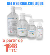 Gel hydroalcoolique bactéricide, levuricide et virucide - Fabrication Européenne - ROBEMED materiel medical
