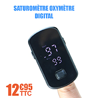 Saturomètre oxymètre digital avec écran LED ERAMEDICAL materiel medical