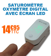 Saturometre oxymetre digital avec écran LED ROBEMED materiel medical