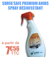  Surfa'safe Premium ANIOS - Spray 750 ml  materiel medical