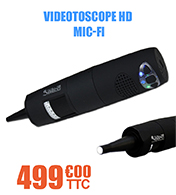 VIDEOTOSCOPE - Connect avec l'application Mic-Fi sur PC et Smartphone materiel medical