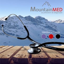 Stéthoscope pour auscultation de précision - MountainMED - avec étui