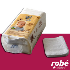 Maxi carrés de coton, pour bébé - Carrés et disques de coton
