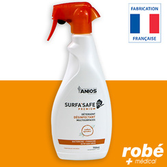 Spray détergent désinfectant agrumes Surfa' Safe R Premium - 750ml