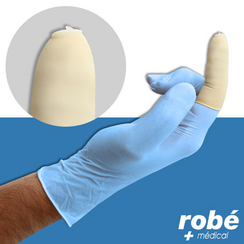 Doigtier strile en latex perforateur membrane amniotique Amnicot Rob Mdical