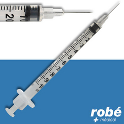 Seringue insuline NIPRO 1 ml avec aiguille sertie 29g - Boite de 100 - Avec  aiguille sertie 1mL - Robé vente matériel médical