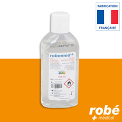 Gel hydroalcoolique bactéricide, levuricide et virucide - Fabrication Française - 100 ml - ROBEMED