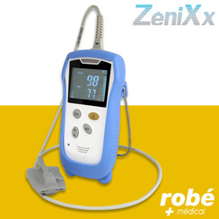 Saturometre oxymetre portable capteur souple protection antichoc ZeniXx