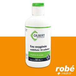 Eau oxygénée GILBERT stabilisée 10 volumes - Flacon de 250 ml
