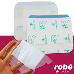 Pansement absorbant adhsif impermable Wayfilm Border - Robe Medical - 9 x 10 cm