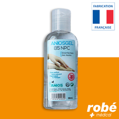 Gel hydroalcoolique - Aniosgel 85 NPC ANIOS - Désinfection des mains par friction - flacon 30ml