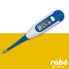Thermomètre médical avec embout flexible - GIMA - Thermomètres rectaux -  Robé vente matériel médical