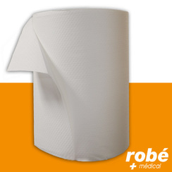 Bobine d'essuyage non tisse ultra absorbante Airlaid 350 feuilles Rob Mdical