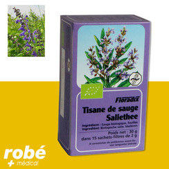 Tisane de sauge Bio Floradix - Tisanes Bio Digestion - Robé vente matériel  médical