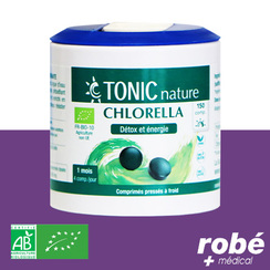 Chlorella micro algue d'eau douce - Bio - Bote de 150 comprims 