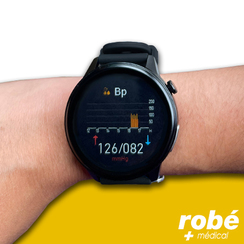 Montre avec indicateur de pression artérielle Watch Health Tracker - Circular - bracelet noir