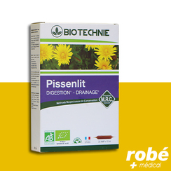 Ampoule  boire bio Pissenlit, Biotechnie
