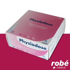 Sérum physiologique en monodoses de 5ml GILBERT - Boîte de 100 doses