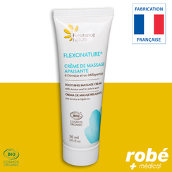 Flexonature® crème de massage apaisante à l'arnica - Bio - Tube de 50ml - Fleurance Nature