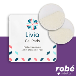 Gel Pads pour appareil Livia - Boîte de 6 paires - Règles douloureuses -  Robé vente matériel médical