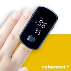Saturomètre oxymètre digital avec écran LED ERAMEDICAL - Oxymètres de doigt  - Robé vente matériel médical